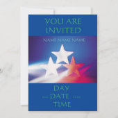 子供の誕生日招待状群 招待状 (正面)