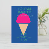 子供の誕生日招待状群 招待状 (スタンド正面)