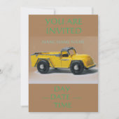 子供の誕生日招待状群 招待状 (正面)