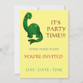 子供の誕生日招待状群 招待状 (正面)