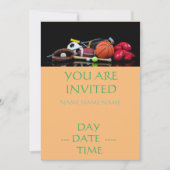 子供の誕生日招待状群 招待状 (正面)