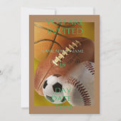 子供の誕生日招待状群 招待状 (正面)