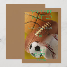 子供の誕生日招待状群 招待状