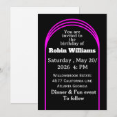 子供の誕生日招待状（カスタマイズ可能） | 編集可能 招待状 (正面/裏面)