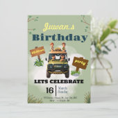 子供の誕生日招待状、カスタムパーティーデザイン 招待状 (スタンド正面)