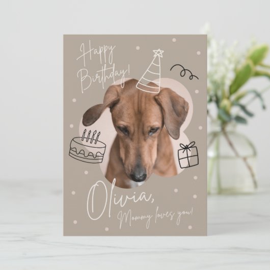 子供の誕生日招待状 招待状 (スタンド正面)