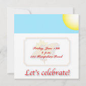 子供の誕生日招待状 招待状 (裏面)