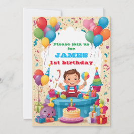 子供の誕生日招待状 招待状