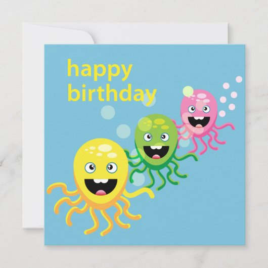 子供の誕生日招待状 招待状 (正面)