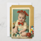 子供の誕生日招待状 招待状 (裏面)