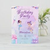 子供の誕生日招待状、 招待状 (スタンド正面)