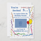 子供の誕生日招待状 招待状 (正面)