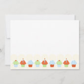 子供の誕生日招待状 招待状 (裏面)