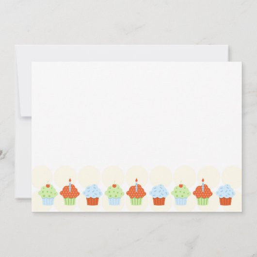 子供の誕生日招待状 招待状 (裏面)