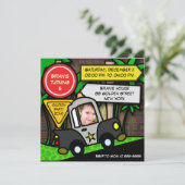 子供の誕生日招待状:052警察 招待状 (スタンド正面)