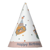 子供の誕生日紙パーティー帽子 パーティーハット (左)