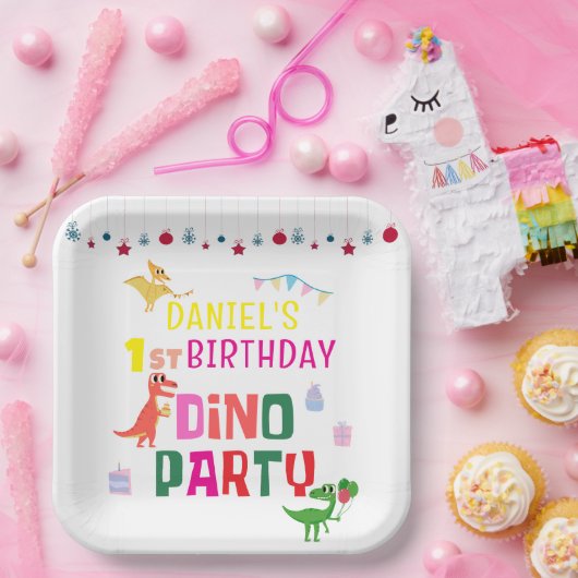 子供の誕生日紙皿 ペーパープレート (パーティー)