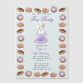 子供の誕生日茶パーティーとバニーとドーナツ (正面)