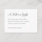 子供の誕生日贈与に代わる贈与 エンクロージャーカード (正面)