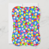 子供の誕生日風船 招待状 (裏面)