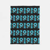 子供の誕生日10歳10歳の誕生日 フリースブランケット (正面)