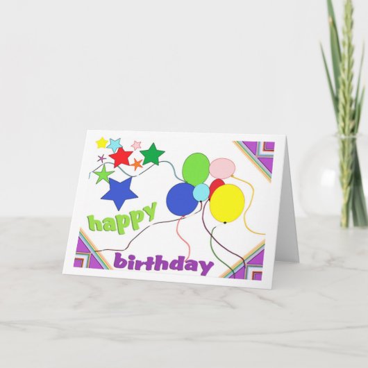 子供の誕生日 カード (正面)