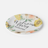 子供の誕生日，ハニービー，ビーをテーマにした紙プレート ペーパープレート (アングル)