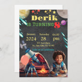 子供の誕生日 招待状 (正面/裏面)