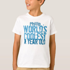 子供の誕生日Tee ANY YEAR World's クール  V04 Tシャツ