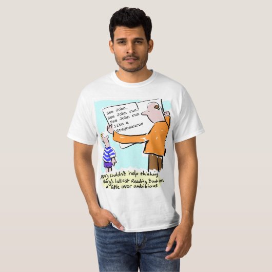 子供の読書本はかなり野心的タンクトップ Tシャツ (正面フル)