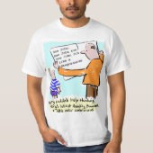 子供の読書本はかなり野心的タンクトップ Tシャツ (正面)