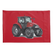 子供の赤いトラクターの農場の枕カバー 枕カバー (裏面-右)