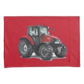 子供の赤いトラクターの農場の枕カバー 枕カバー (正面右)