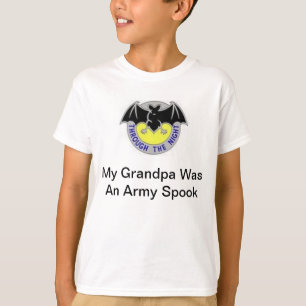 子供の軍隊の警備機関の祖父のワイシャツ Tシャツ