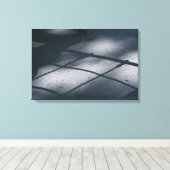 子供の遊び場17登山ネットシャドウC キャンバスプリント (インサイチュ (ウッドフロア))