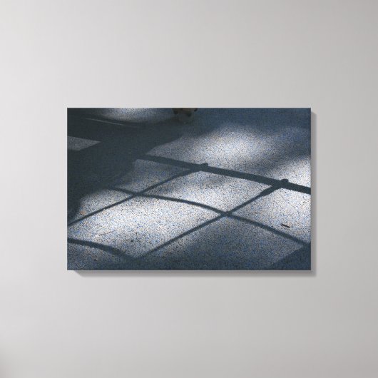 子供の遊び場17登山ネットシャドウC キャンバスプリント (正面)