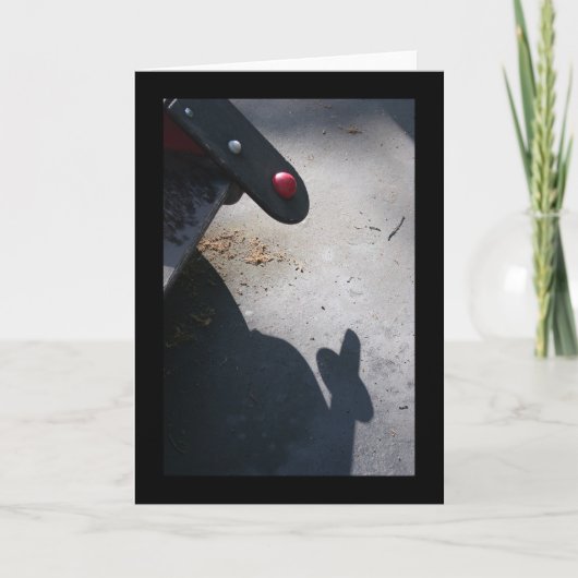 子供の遊び場8シャドウグリーティングカード カード (正面)