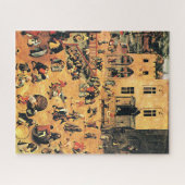 子供の遊び素晴らしやア絵画ート ジグソーパズル (横)