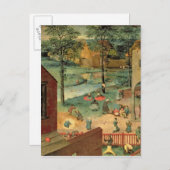 子供の遊び , 1560 ポストカード (正面/裏面)