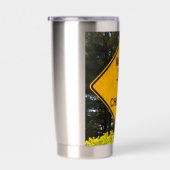 子供の道路標識を見る 保温保冷タンブラー (右面)