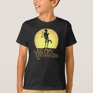 子供の鉄の騎手のワイシャツ-黒 Tシャツ