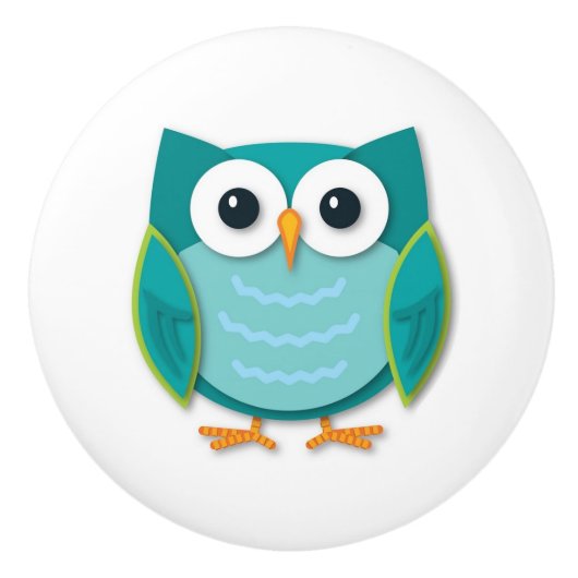 子供の陶磁器の引くこと及び食器棚のドア・ノブ セラミックノブ (正面)