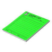 子供の雑用リストメモ帳 ノートパッド (回転)