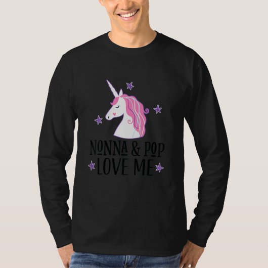 子供の非ナ+ポップ孫ユニコーン Tシャツ (正面)