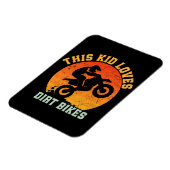 子供の面白いダートバイク マグネット (左側)