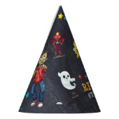 子供の面白いハロウィーン衣装の誕生日パーティー パーティーハット (左)