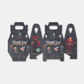 子供の面白いハロウィーン衣装の誕生日パーティー フェイバーボックス (折り畳みなし)