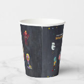 子供の面白いハロウィーン衣装の誕生日パーティー 紙コップ (右)