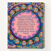 子供の面白い行動を記録するカスタムジャーナル ノートブック (裏面)