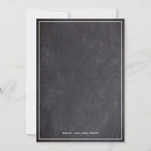 子供の音楽テーマのキュートなピアニストの誕生日パーティー 招待状 (裏面)